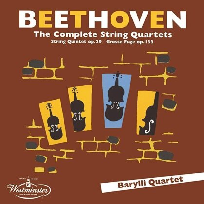 Barylli Quartet & Ludwig van Beethoven (1770-1827) - Complete String Quartets (Japan Edition, UHQCD, Edizione Limitata, Versione Rimasterizzata, 8 CD)
