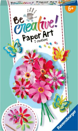 BeCreative Paper Art Flowers & Butterflies