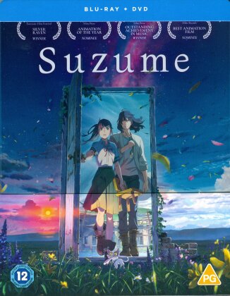 Suzume (2022) (Limited Edition, Steelbook, Blu-ray + DVD)