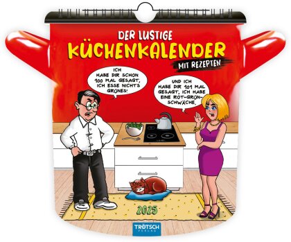 Trötsch Formkalender Der lustige Küchenkalender 2025