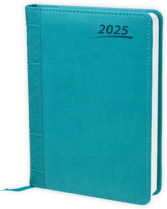 Trötsch Buchkalender A5 Aqua 2025