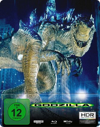 Godzilla (1998) (Edizione Limitata, Versione Rimasterizzata, Steelbook, 4K Ultra HD + Blu-ray)