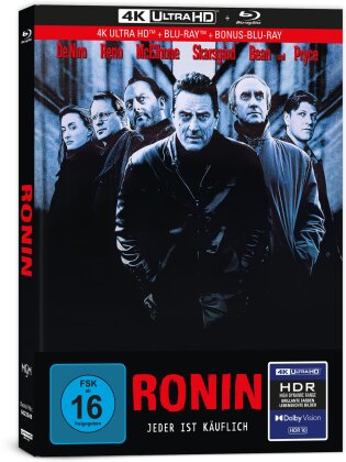 Ronin (1998) (Limited Edition, Mediabook, 4K Ultra HD + 2 Blu-rays)