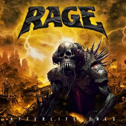 Rage - Afterlifelines (+ Flag, + Poster, Box, Limited Edition, Purple/Orange Marbled Vinyl, 2 LPs + 3 CDs)