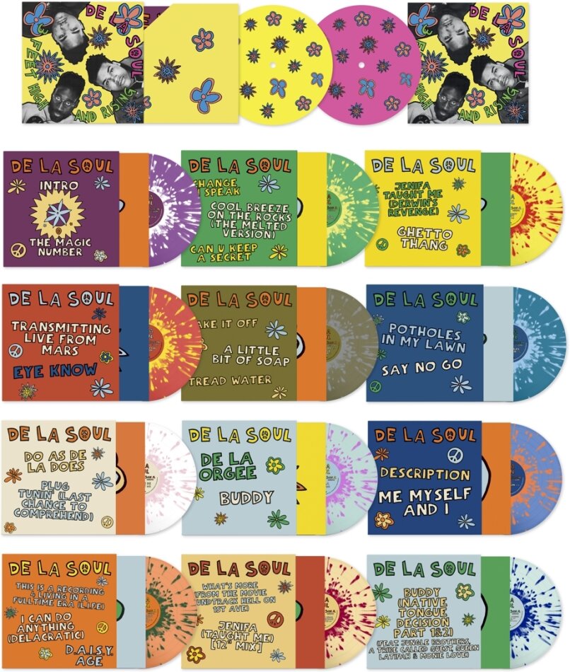 De La Soul - 3 Feet High and Rising (Boxset, Black Friday 2023, 12 7" Singles)