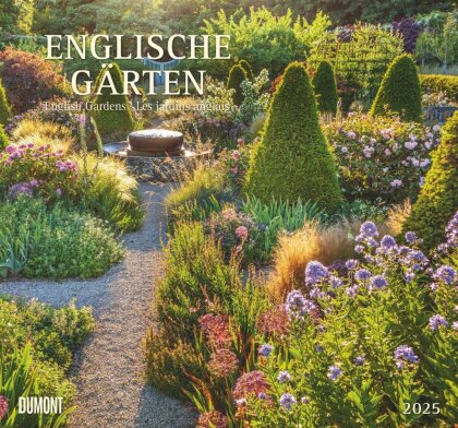 DUMONT - Englische Gärten 2025 Wandkalender, 38x35,5cm, Fotokunst-Kalender mit berühmten und sehenswerten englischen Gärten und Parks, fotografiert von Gartenspezialist Clive Nichols