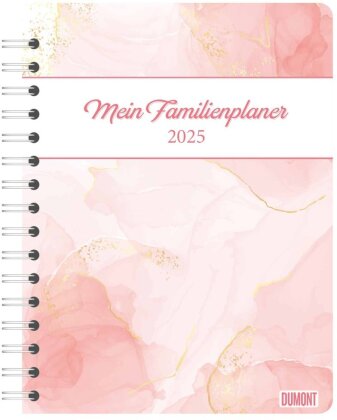 DUMONT - Colour 2025 Familienplaner-Buch, 17,5x23,1cm, Planer mit stabilem Schutzcover und 80 Notizkarten zum Heraustrennen, mit Haushaltstipps und vielen Sonderseiten
