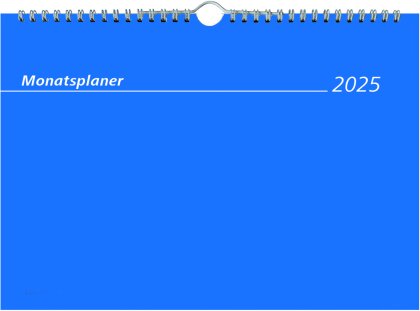 Monatsterminkalender 2025 29,7x21 1M/1S - Drahtkammbindung mit Aufhänger - 989-0015