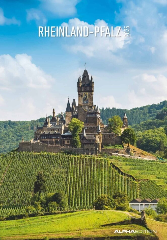 RheinlandPfalz 2025 BildKalender 23,7x34 cm RegionalKalender Wandkalender mit Platz