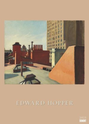 DUMONT - Edward Hopper 2025 Wandkalender, 50x70cm, Posterkalender mit Werken von Edward Hopper, einzigartiger Stil, bekanntester Vertreter des amerikanischen Realismus