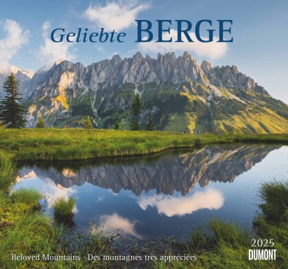 DUMONT - Geliebte Berge 2025 Wandkalender, 38x35,5cm, Fotokunst-Kalender mit atemberaubenen Bergpanoramen und eindrucksvollen Landschaften, Spiralbindung