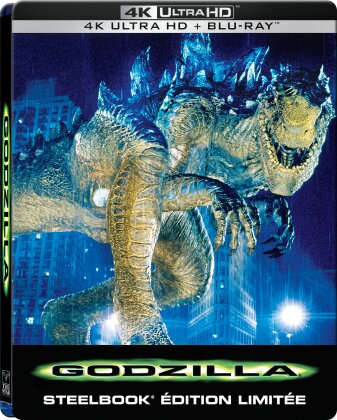 Godzilla (1998) (Édition Limitée, Steelbook, 4K Ultra HD + Blu-ray)