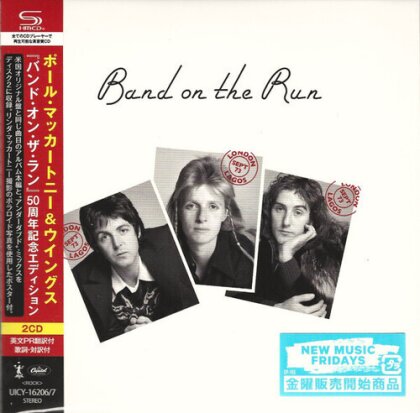 Wings (McCartney Paul) - Band On The Run (2024 Reissue, SHM-CD, Japan Edition, 50th Anniversary Edition, 2 CDs)