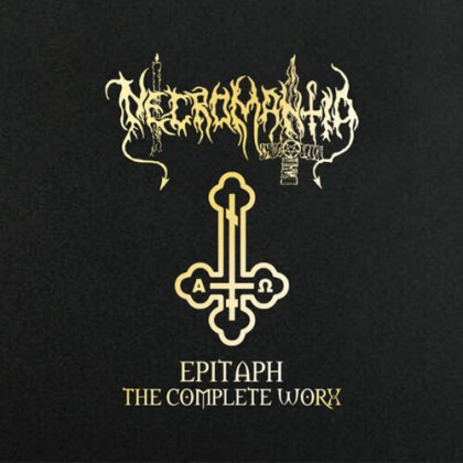 Necromantia - Epitaph: The Complete Worx (Oversized Item Split, Limited Edition, Gold/Red Vinyl, LP)