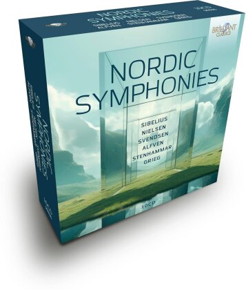 Jean Sibelius (1865-1957), Carl August Nielsen (1865-1931), Johan Svendsen, Hugo Alfvén (1872-1960), … - Nordic Symphonies (10 CDs)