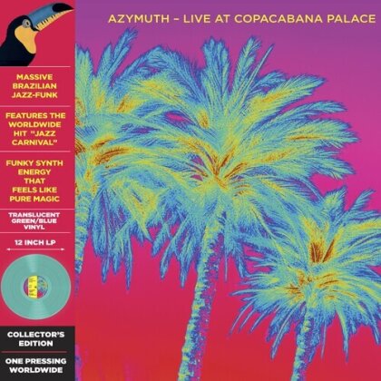 Azymuth - Live At Copacabana Palace (Deluxe Edition, Versione Rimasterizzata, Blue - Green Vinyl, LP)