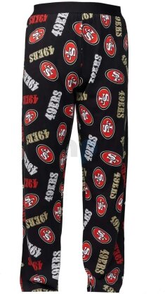 NFL Mens San Francisco 49ers AOP Pantalon long By Recovered S