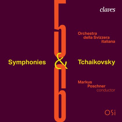 Peter Iljitsch Tschaikowsky (1840-1893), Markus Poschner & Orchestra della Swizzera Italiana - Symphony No. 5 & No. 6 (2 CD)
