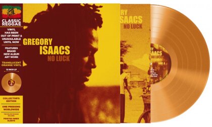 Gregory Isaacs - No Luck (2024 Reissue, Édition Deluxe, Édition Limitée, Orange Vinyl, LP)