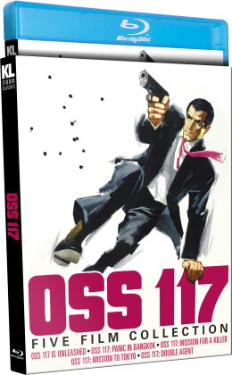 OSS 117: Five Film Collection - OSS 117 is Unleashed / OSS 117: Panic in Bangkok / OSS 117: Mission for a Killer / OSS 117: Mission to Tokyo / OSS 117: Double Agent (Kino Lorber Studio Classics, 3 Blu-ray)