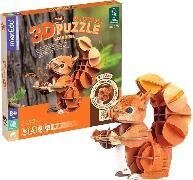 Mini 3D Puzzle - Eichhörnchen (beweglich)