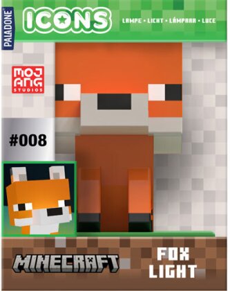 LEUCHTE Fuchs Minecraft Icon Paladone