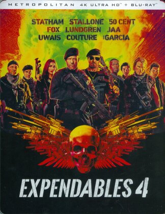 Expendables 4 (2023) (Edizione Limitata, Steelbook, 4K Ultra HD + Blu-ray)