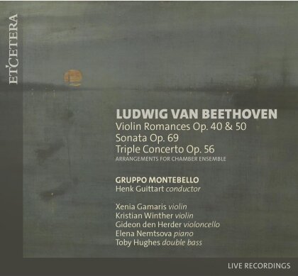 Ludwig van Beethoven (1770-1827), Henk Guittart, Xenia Gamaris, Kristian Winther, … - Violin Romances Op.40 & 50/Sonata Op.69/Triple Concerto Op.56 - Live Recording