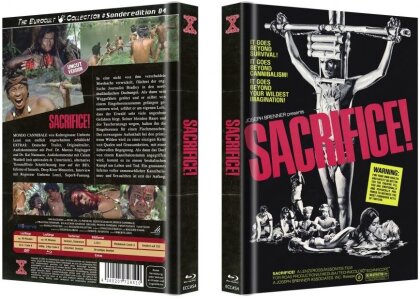 Sacrifice! (1972) (Cover A, Eurocult Collection, Edizione Limitata, Mediabook, Uncut, Blu-ray + DVD)