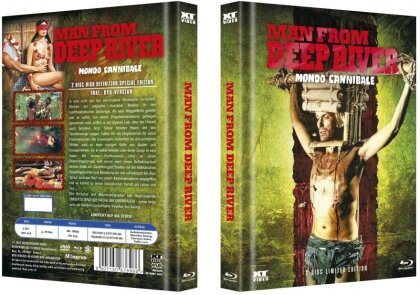 Man from Deep River (1972) (Cover B, Édition Limitée, Mediabook, Uncut, Blu-ray + DVD)