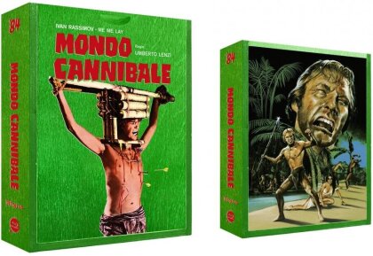 Mondo Cannibale (1972) (Jungle Wood Edition, Cover A, Limited Edition, 2 Blu-rays + 2 DVDs)