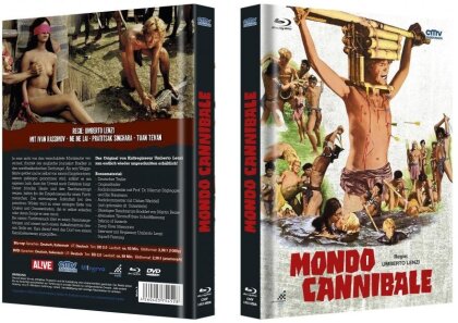 Mondo Cannibale (1972) (Cover A, Édition Limitée, Mediabook, Uncut, Blu-ray + DVD)