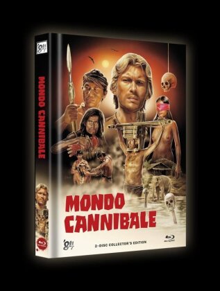 Mondo Cannibale (1972) (Cover A, Limited Edition, Mediabook, Uncut, Blu-ray + DVD)