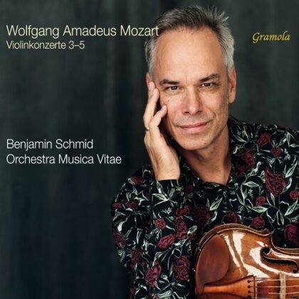 Wolfgang Amadeus Mozart (1756-1791), Benjamin Schmid & Orchestra Musica Vitae - Concertos For Violin And Orchestra Nos. 3-5