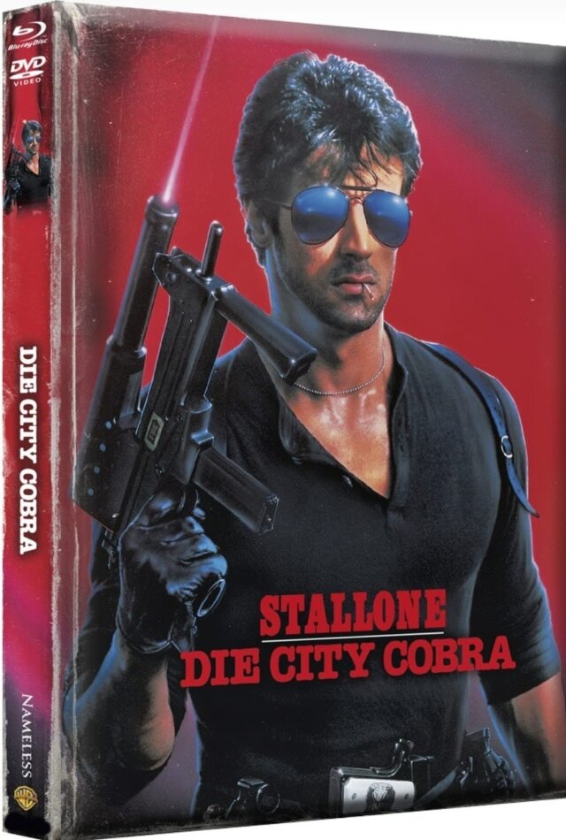 Die City Cobra (1986) (Wattiert, Édition Limitée, Mediabook, Uncut, Blu-ray  + DVD) 