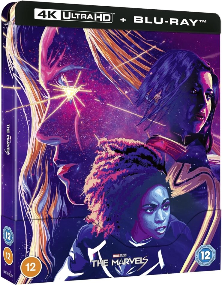 The Marvels (2023) (Limited Edition, Steelbook, 4K Ultra HD + Blu-ray) 