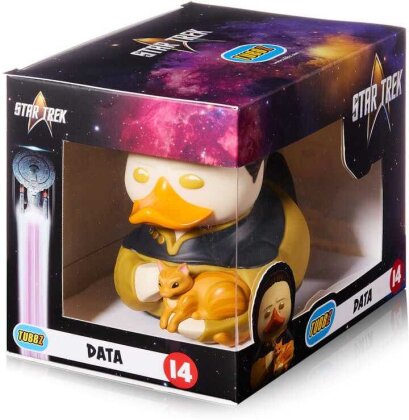 Best of TUBBZ Boîte Canard de bain - Star Trek - Data - 9cm