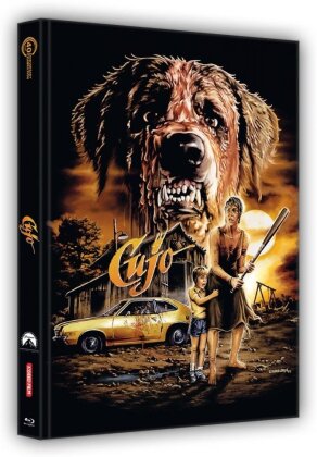 Cujo (1983) (Cover A, Wattiert, Director's Cut, Cinema Version, Limited Edition, Mediabook, 2 Blu-rays)