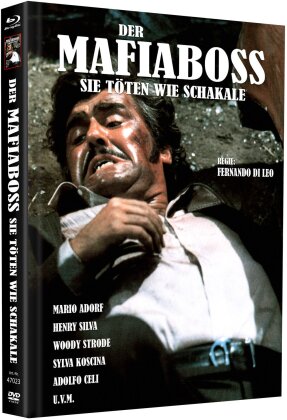 Der Mafiaboss - Sie töten wie Schakale (1972) (Cover D, Édition Limitée, Mediabook, Blu-ray + DVD)