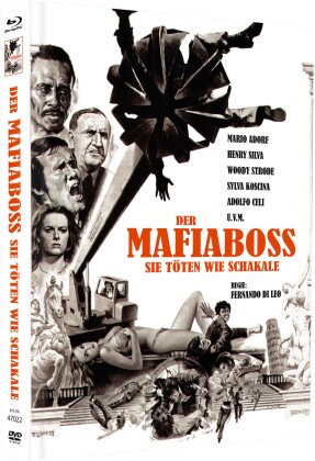 Der Mafiaboss - Sie töten wie Schakale (1972) (Cover C, Édition Limitée, Mediabook, Blu-ray + DVD)