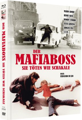 Der Mafiaboss - Sie töten wie Schakale (1972) (Cover A, Édition Limitée, Mediabook, Blu-ray + DVD)