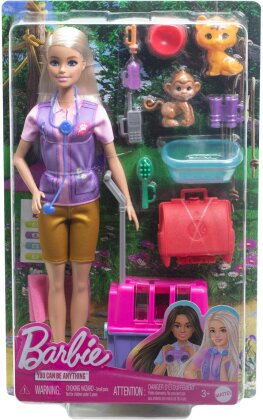 Barbie Tierrettungsstation - Spielset, Puppe Barbie, Tiere,