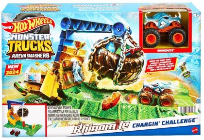 Hot Wheels Monster Trucks Arena Smashers - Rhinomite Chargin' Challenge