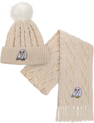 Harry Potter - Hedwig Mütze und Schal Set