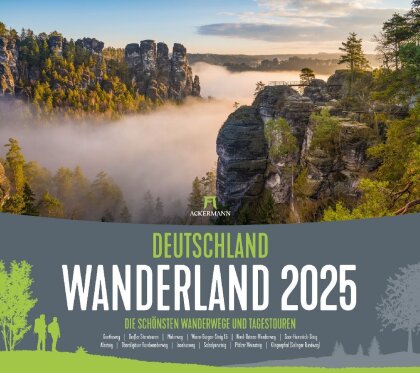 Deutschland Wanderland - Die schönsten Wanderwege Kalender 2025