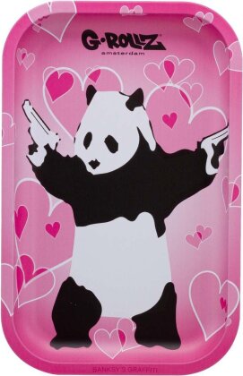 G-Rollz Rolling Tray M Banksy's Panda Gunnin 175 x 275mm