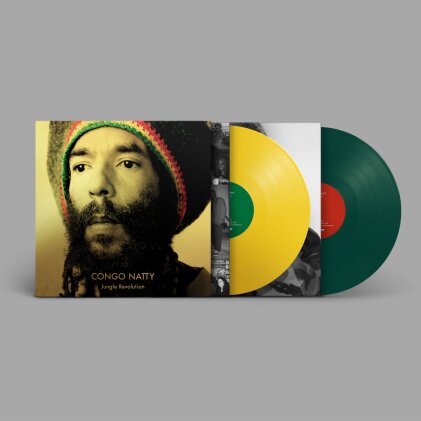 Congo Natty - Jungle Revolution (2024 Reissue, Édition 10ème Anniversaire, Yellow/Green Vinyl, 2 LP + Digital Copy)