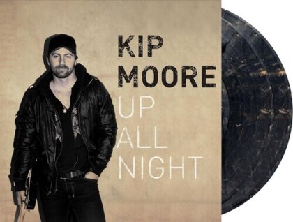 Kip Moore - Up All Night (2024 Reissue, MCA, Édition Deluxe, Édition Limitée, Black & Gold Colored Vinyl, 2 LP)
