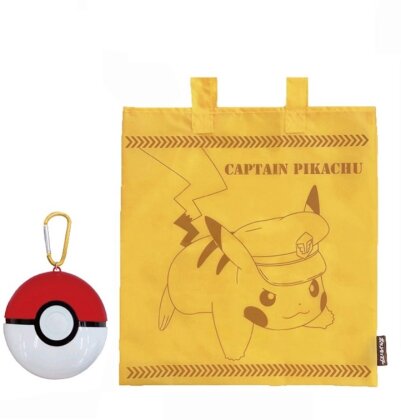Cabas - StarNylon Totebag in Pokeball Vol.4 - Captain Pikachu - Pokemon - 38 cm
