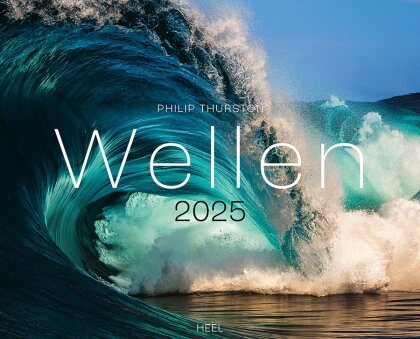 Wellen Kalender 2025 - Meeres- und Wasser-Fotografie XXL Premium Kalender